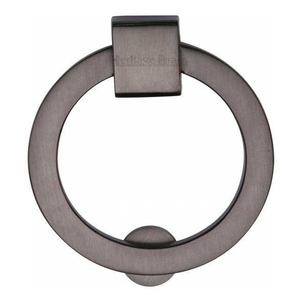 C6321 63-MB • 63mm Ø • Matt Bronze • Heritage Brass Modern Round Cabinet Drop Handle